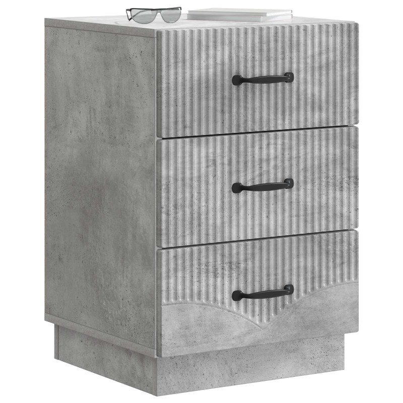 Szafka Nocna z szufladą Betonowy szary 43 x 41 x 63,5 cm