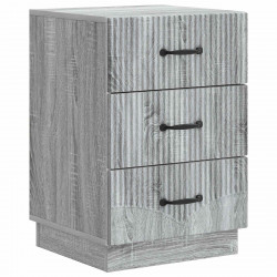 Szafka Nocna Szary Sonoma 43 x 41 x 63,5 cm Drewno inżynieryjne