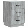 Szafka Nocna Szary Sonoma 43 x 41 x 63,5 cm Drewno inżynieryjne