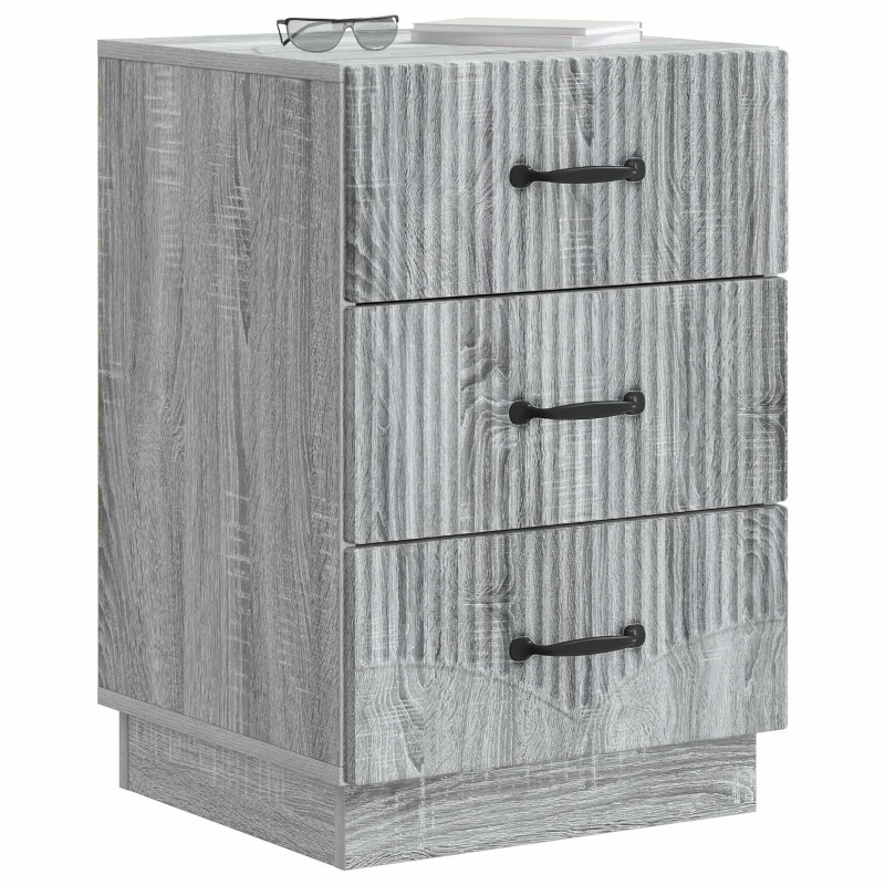 Szafka Nocna Szary Sonoma 43 x 41 x 63,5 cm Drewno inżynieryjne