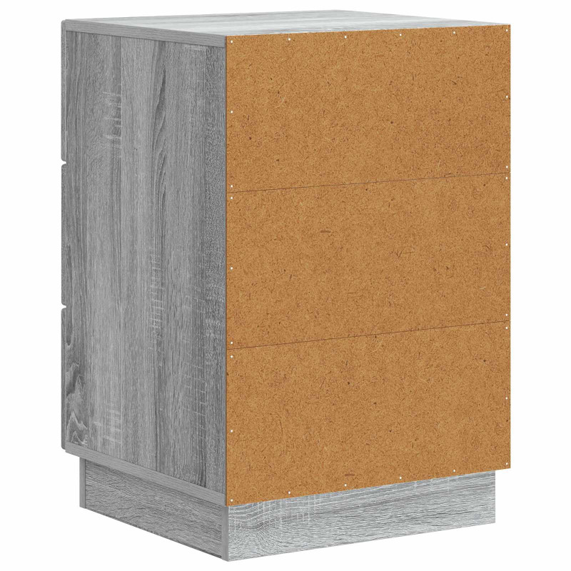 Szafka Nocna Szary Sonoma 43 x 41 x 63,5 cm Drewno inżynieryjne