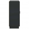 Bufet Czarny 66 x 34,5 x 87 cm Drewno inżynieryjne