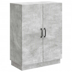Bufet Betonowy szary 66 x 34,5 x 87 cm Drewno inżynieryjne