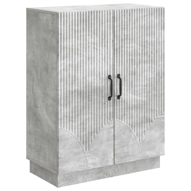 Bufet Betonowy szary 66 x 34,5 x 87 cm Drewno inżynieryjne