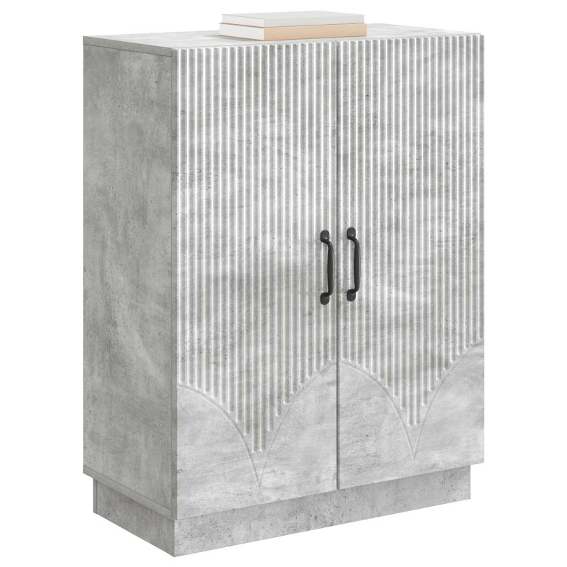 Bufet Betonowy szary 66 x 34,5 x 87 cm Drewno inżynieryjne