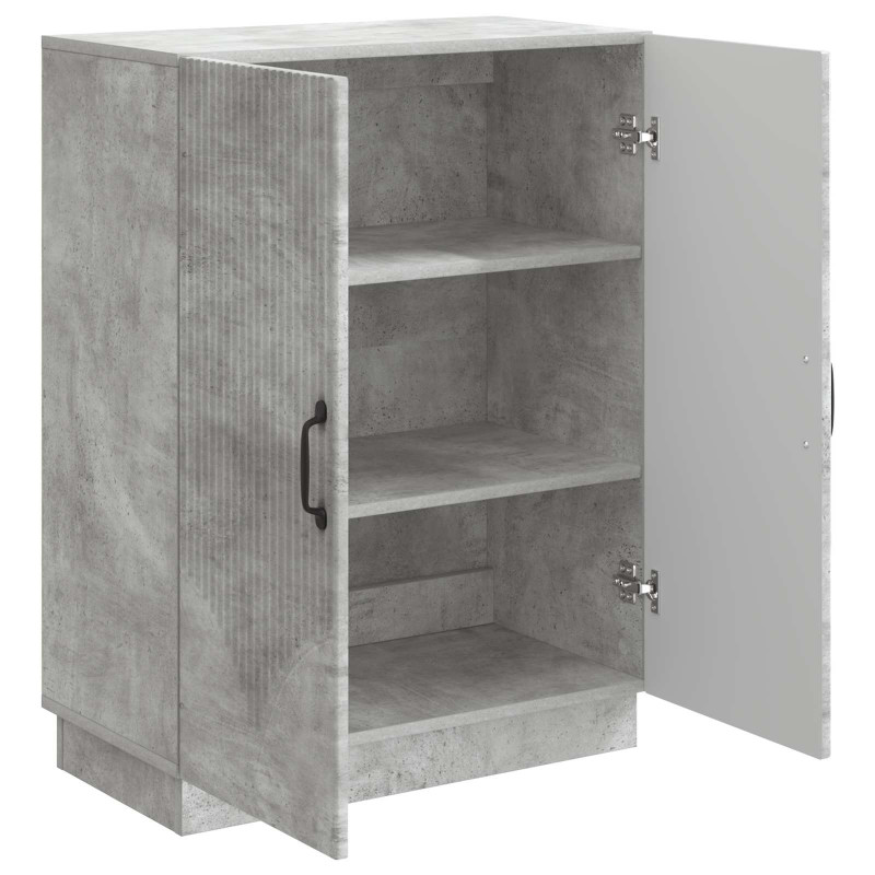Bufet Betonowy szary 66 x 34,5 x 87 cm Drewno inżynieryjne