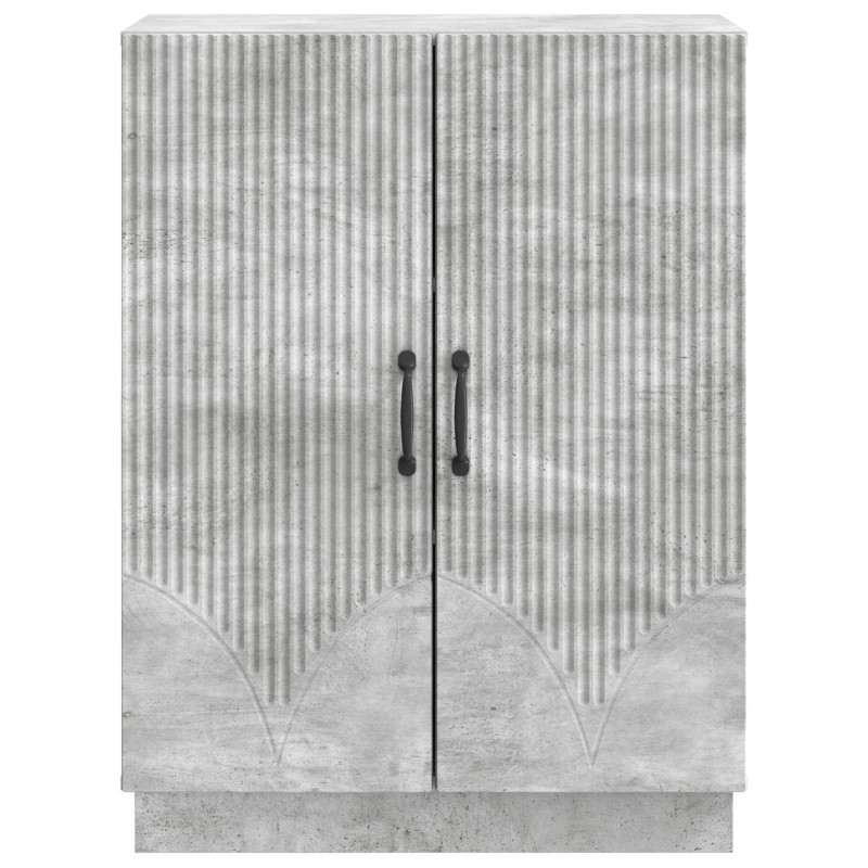 Bufet Betonowy szary 66 x 34,5 x 87 cm Drewno inżynieryjne
