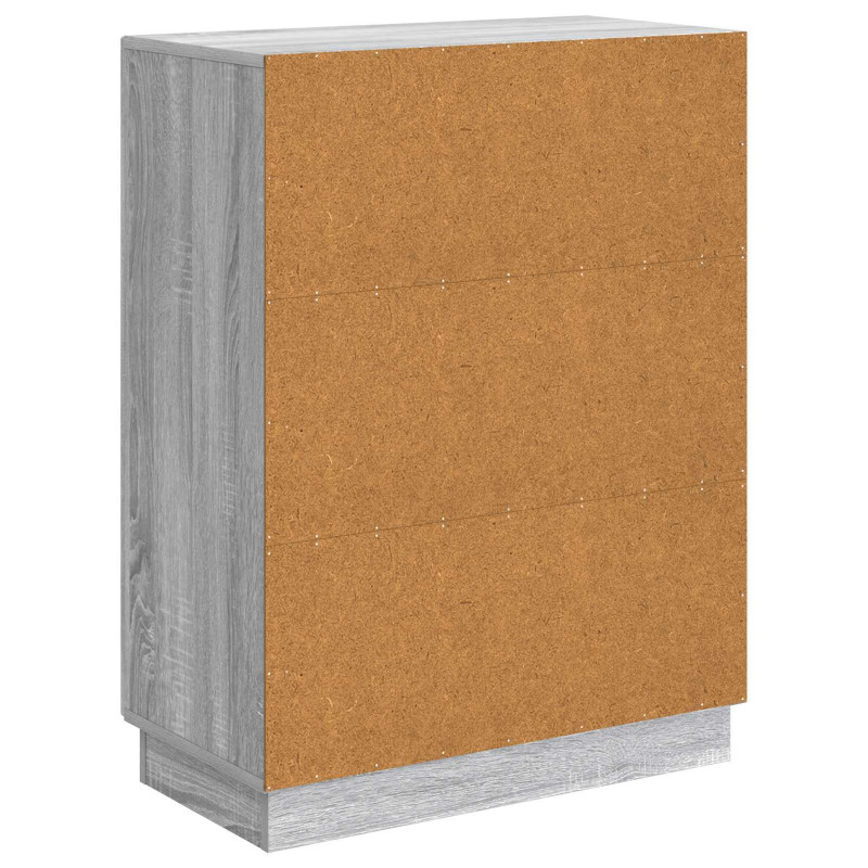 Bufet Szary Sonoma 66 x 34,5 x 87 cm Drewno inżynieryjne