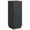 Bufet Czarny 33 x 34,5 x 87 cm Drewno inżynieryjne