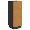 Bufet Czarny 33 x 34,5 x 87 cm Drewno inżynieryjne