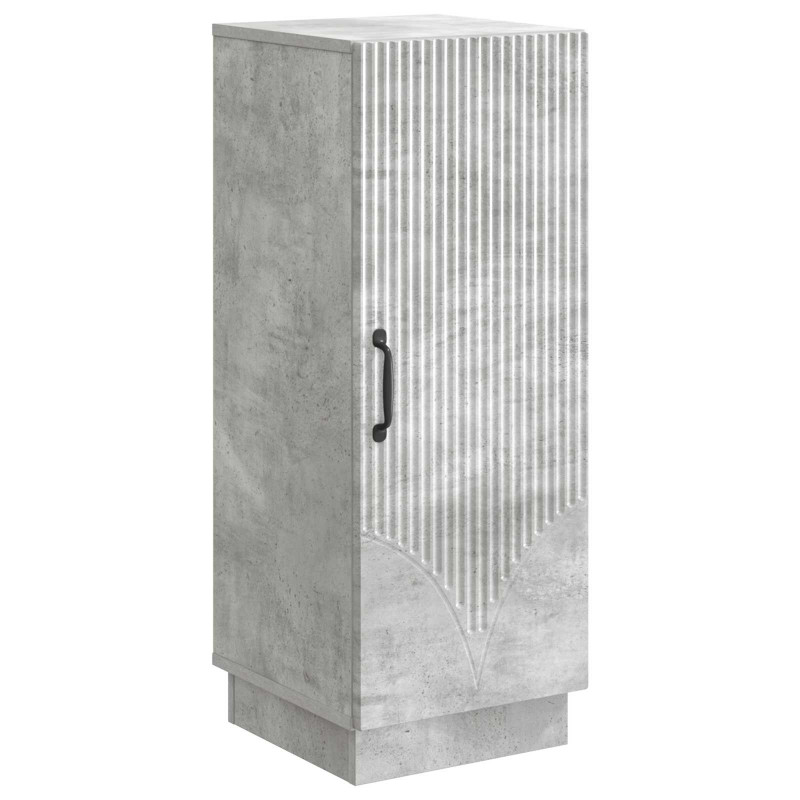 Bufet Betonowy szary 33 x 34,5 x 87 cm Drewno inżynieryjne