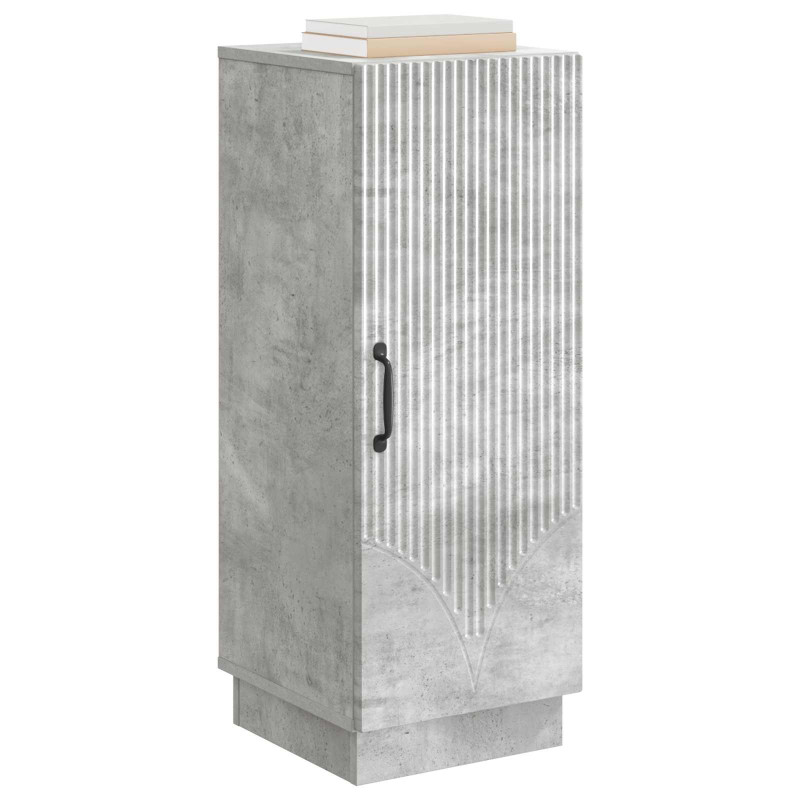 Bufet Betonowy szary 33 x 34,5 x 87 cm Drewno inżynieryjne