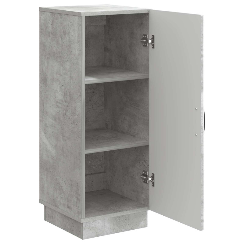 Bufet Betonowy szary 33 x 34,5 x 87 cm Drewno inżynieryjne