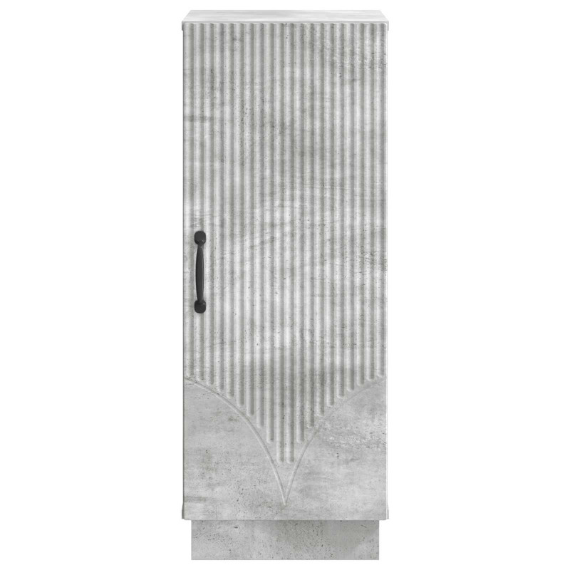 Bufet Betonowy szary 33 x 34,5 x 87 cm Drewno inżynieryjne