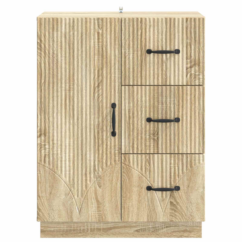 Bufet dąb Sonoma 66 x 34,5 x 87 cm Drewno inżynieryjne