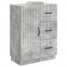 Bufet Betonowy szary 66 x 34,5 x 87 cm Drewno inżynieryjne
