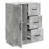 Bufet Betonowy szary 66 x 34,5 x 87 cm Drewno inżynieryjne