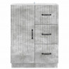 Bufet Betonowy szary 66 x 34,5 x 87 cm Drewno inżynieryjne