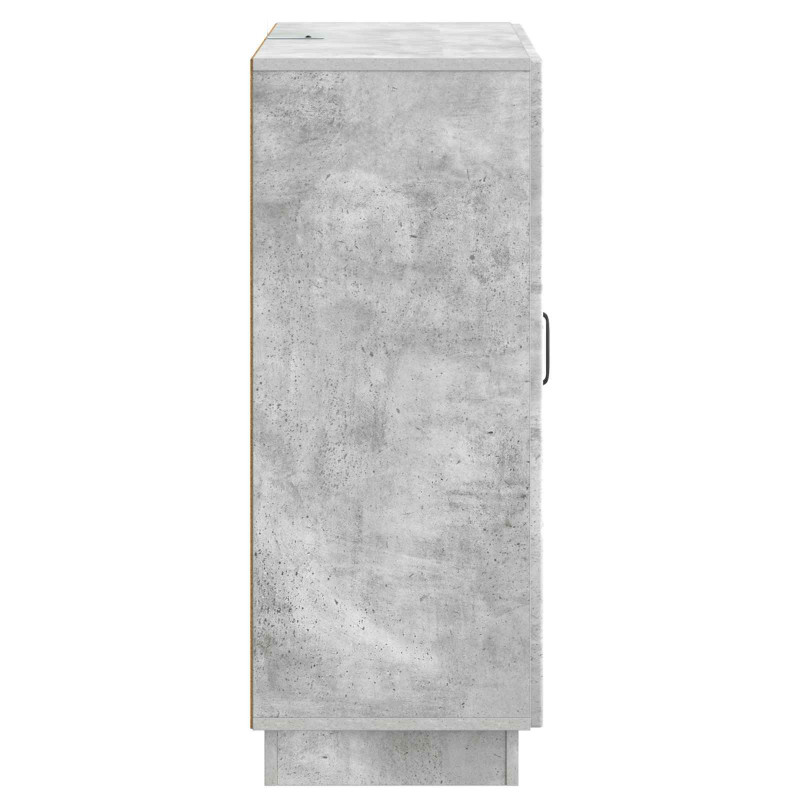 Bufet Betonowy szary 66 x 34,5 x 87 cm Drewno inżynieryjne