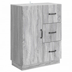 Bufet Szary Sonoma 66 x 34,5 x 87 cm Drewno inżynieryjne