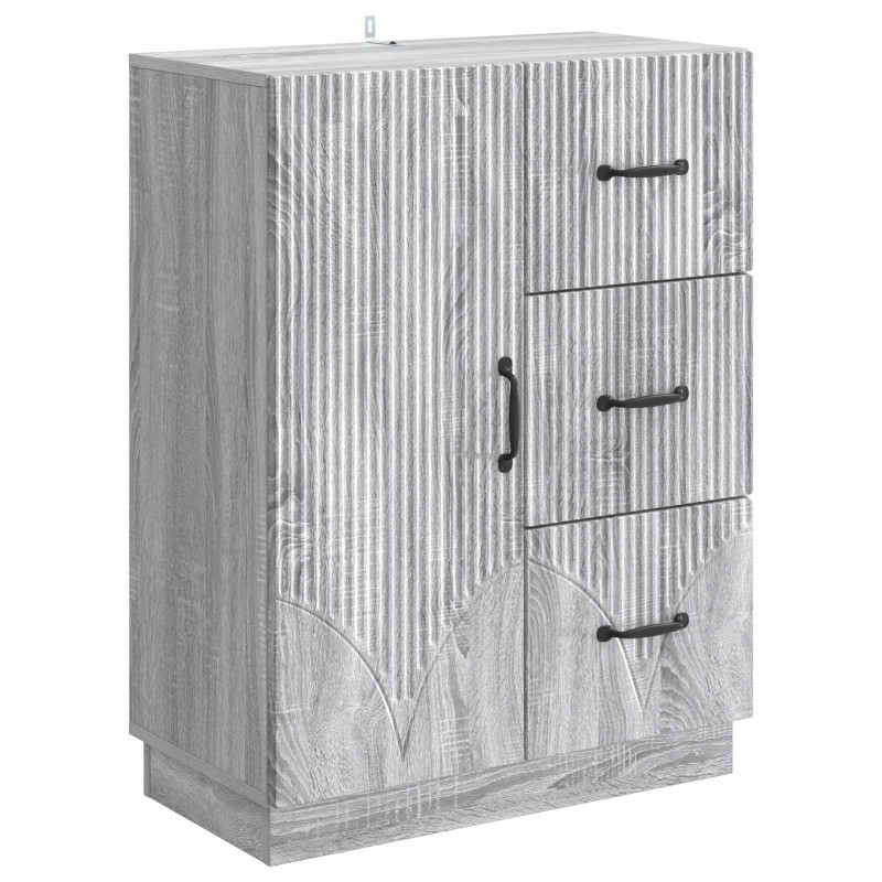 Bufet Szary Sonoma 66 x 34,5 x 87 cm Drewno inżynieryjne