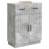 Bufet Betonowy szary 66 x 34,5 x 87 cm Drewno inżynieryjne