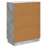 Bufet Betonowy szary 66 x 34,5 x 87 cm Drewno inżynieryjne