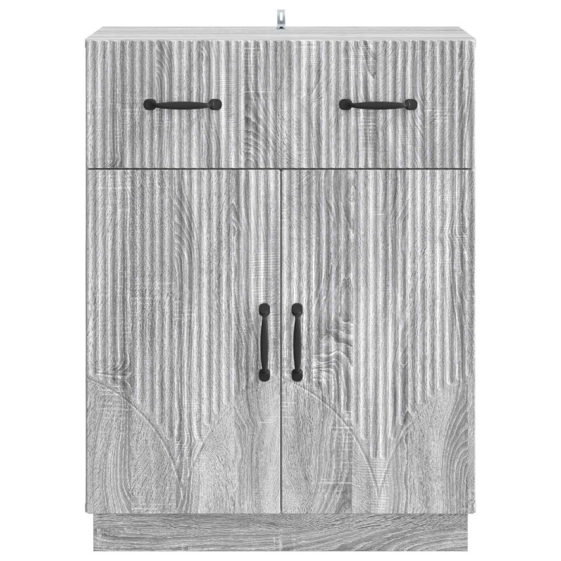 Bufet Szary Sonoma 66 x 34,5 x 87 cm Drewno inżynieryjne