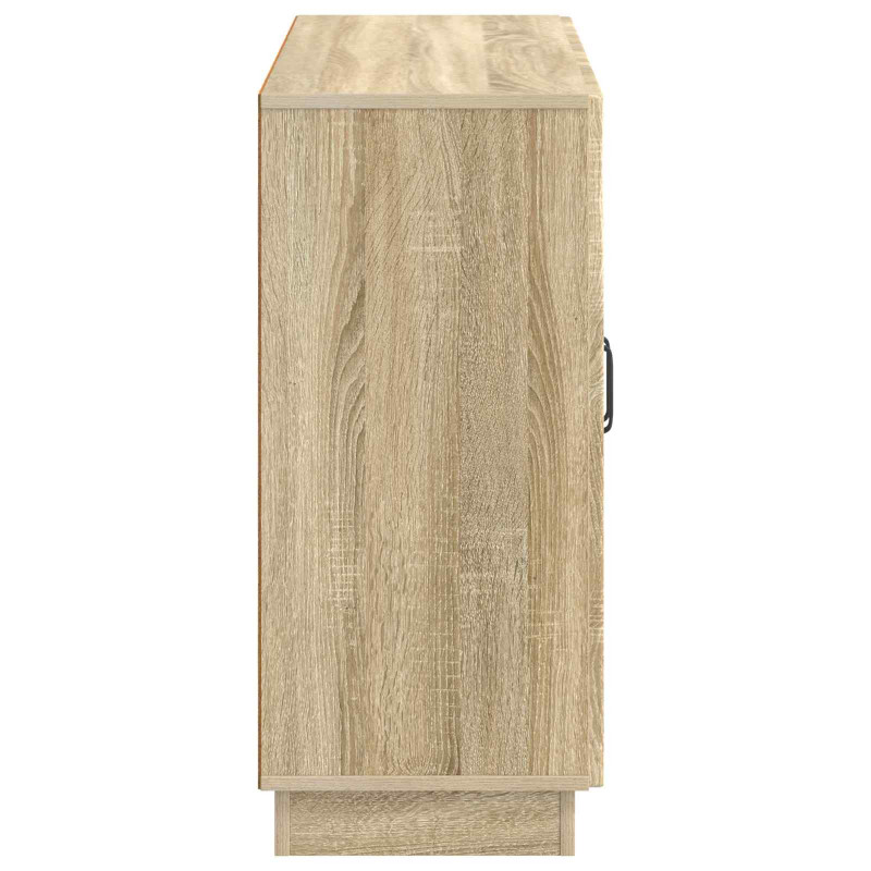Bufet dąb Sonoma 89 x 34,5 x 77 cm Drewno inżynieryjne