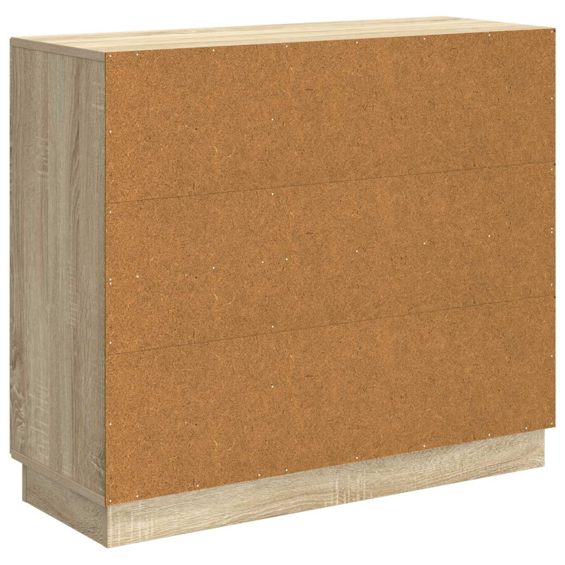 Bufet dąb Sonoma 89 x 34,5 x 77 cm Drewno inżynieryjne