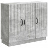 Bufet Betonowy szary 89 x 34,5 x 77 cm Drewno inżynieryjne
