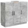 Bufet Betonowy szary 89 x 34,5 x 77 cm Drewno inżynieryjne