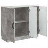 Bufet Betonowy szary 89 x 34,5 x 77 cm Drewno inżynieryjne