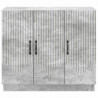 Bufet Betonowy szary 89 x 34,5 x 77 cm Drewno inżynieryjne