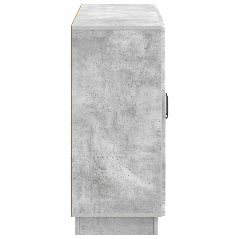 Bufet Betonowy szary 89 x 34,5 x 77 cm Drewno inżynieryjne