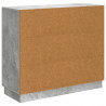 Bufet Betonowy szary 89 x 34,5 x 77 cm Drewno inżynieryjne
