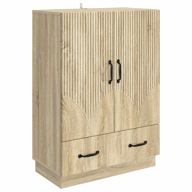 Bufet dąb Sonoma 66 x 34,5 x 92 cm Drewno inżynieryjne