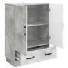 Bufet Betonowy szary 66 x 34,5 x 92 cm Drewno inżynieryjne