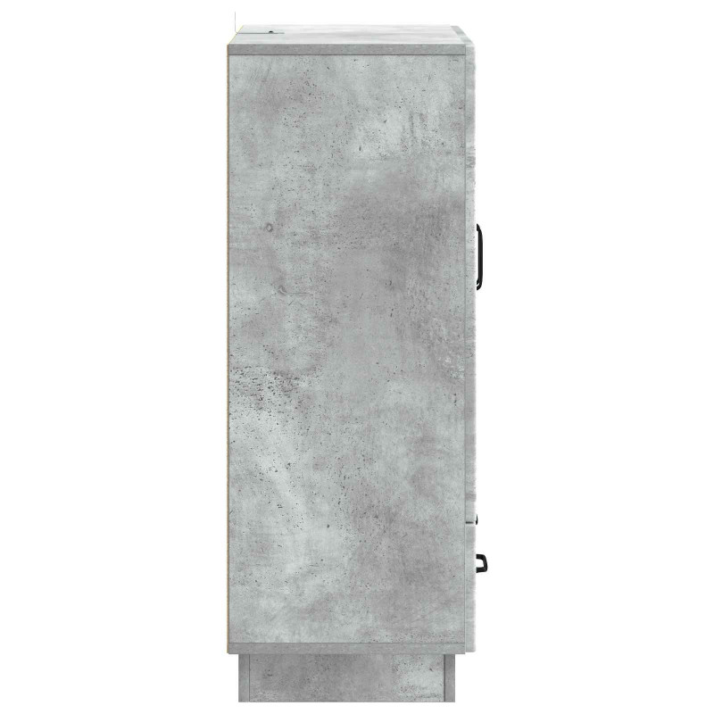 Bufet Betonowy szary 66 x 34,5 x 92 cm Drewno inżynieryjne