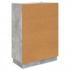 Bufet Betonowy szary 66 x 34,5 x 92 cm Drewno inżynieryjne