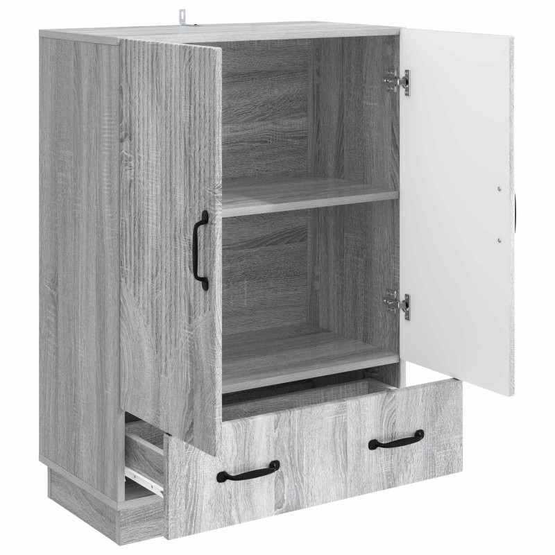 Bufet Szary Sonoma 66 x 34,5 x 92 cm Drewno inżynieryjne