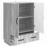 Bufet Szary Sonoma 66 x 34,5 x 92 cm Drewno inżynieryjne