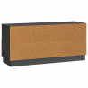 Szafka pod telewizor z szufladą Czarny 102 x 34,5 x 47 cm