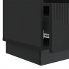 Szafka pod telewizor z szufladą Czarny 102 x 34,5 x 47 cm