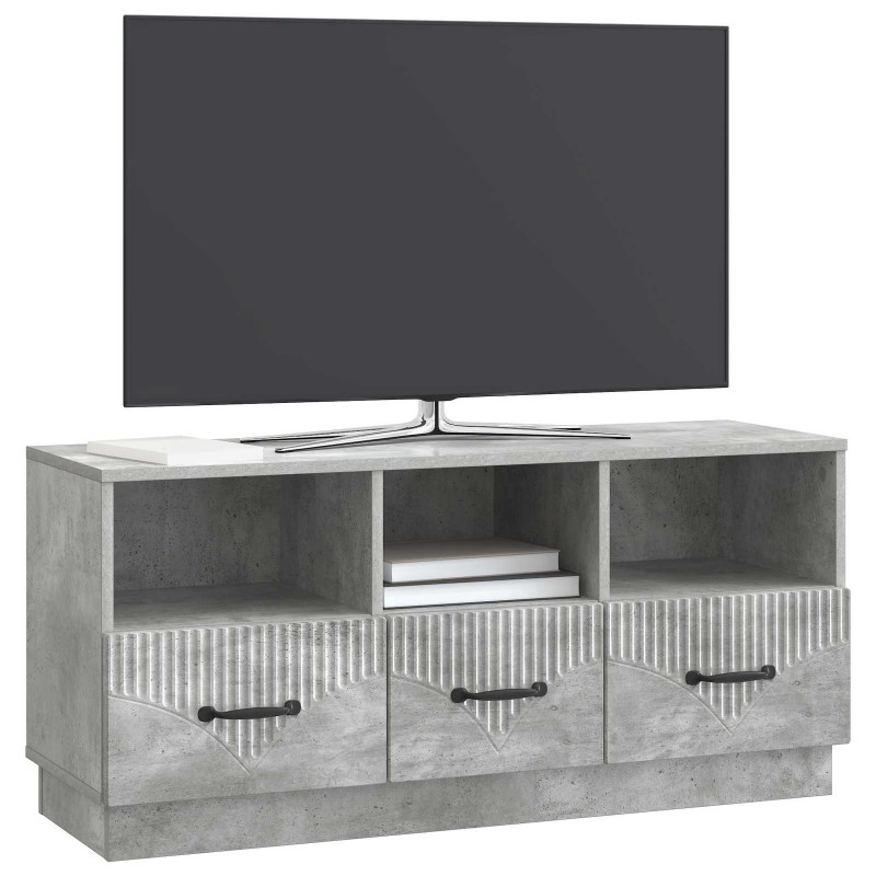 Szafka pod telewizor Betonowy szary 102 x 34,5 x 47 cm
