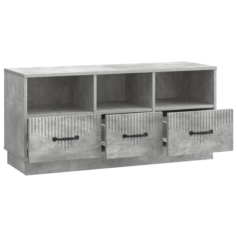 Szafka pod telewizor Betonowy szary 102 x 34,5 x 47 cm