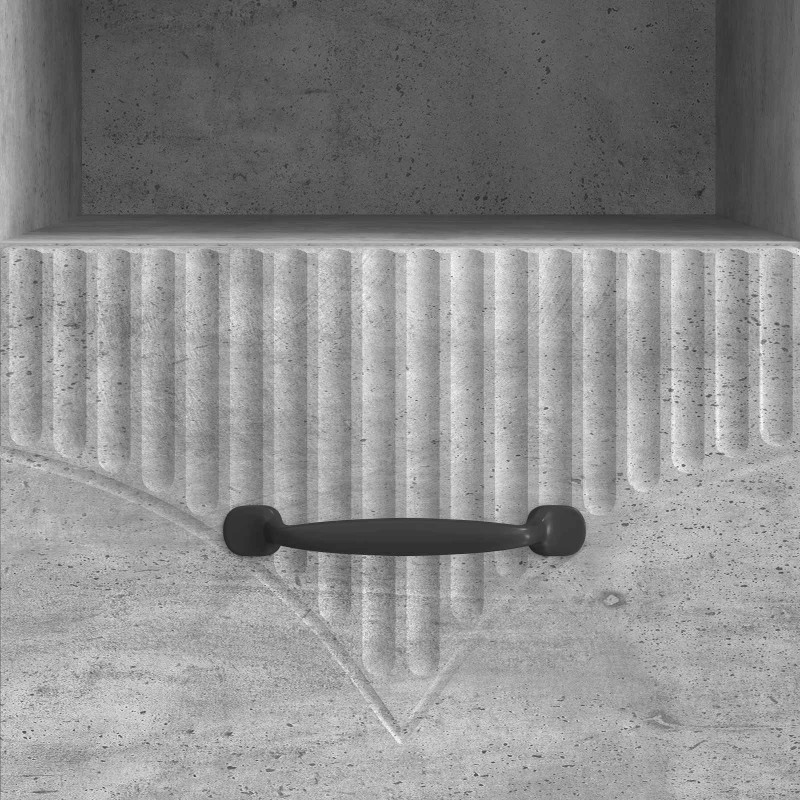 Szafka pod telewizor Betonowy szary 102 x 34,5 x 47 cm