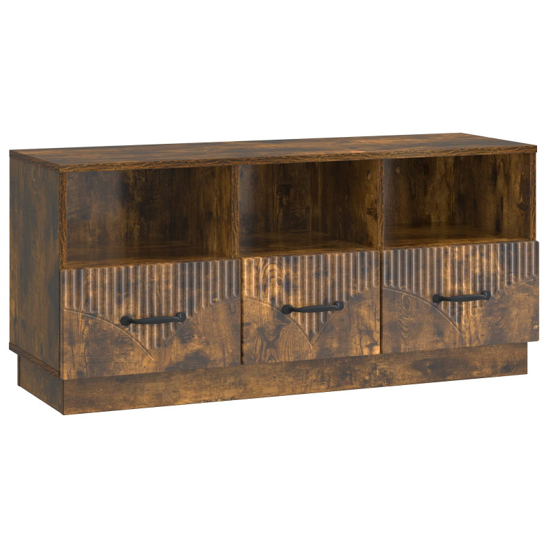 Szafka pod telewizor z szufladą Dąb wędzony 102 x 34,5 x 47 cm