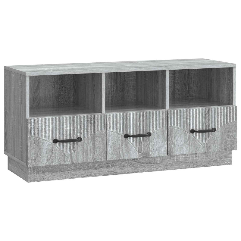 Szafka pod telewizor z szufladą Szary Sonoma 102 x 34,5 x 47 cm