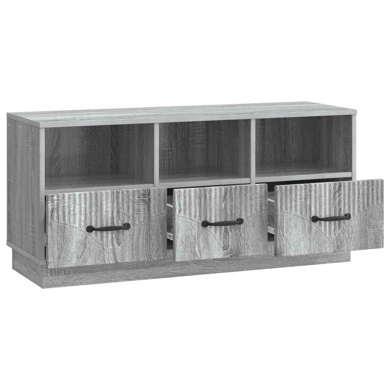 Szafka pod telewizor z szufladą Szary Sonoma 102 x 34,5 x 47 cm